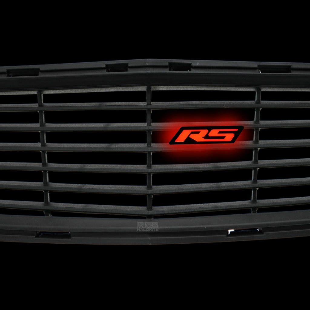 -RS LED Emblem Badge: Multicolor-Illuminated LED Emblems-RGB Halo Kits