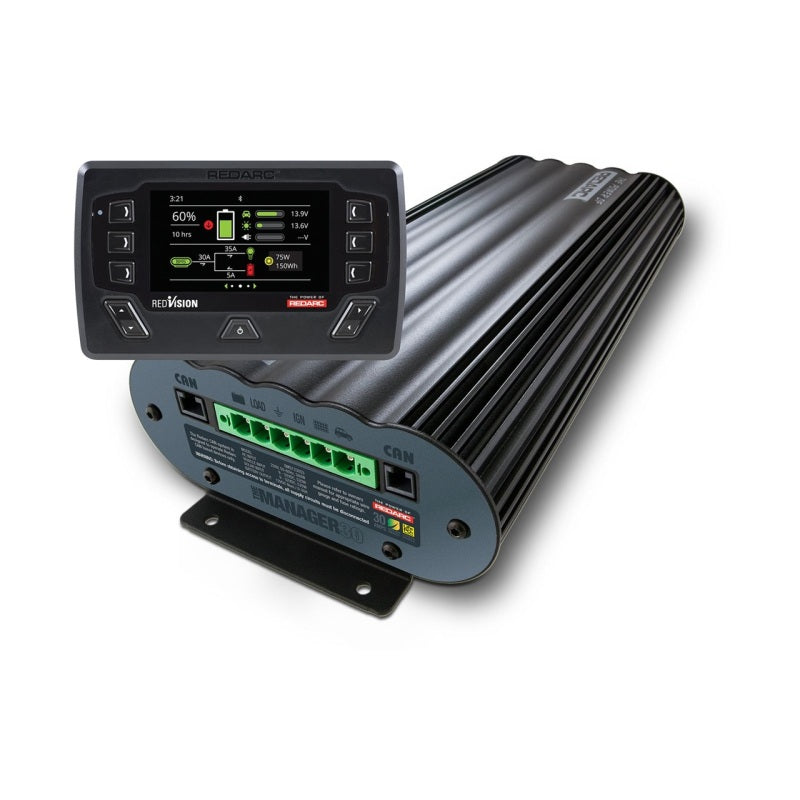 REDARC The Manager30 Battery Management System & Redvision Display - REDARC BMS1230S3R-NA