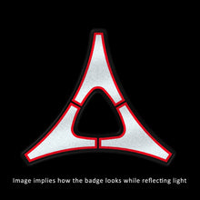 Load image into Gallery viewer, Reflective Blackout Fratzog Grille Badge - Black Ops Auto Works
