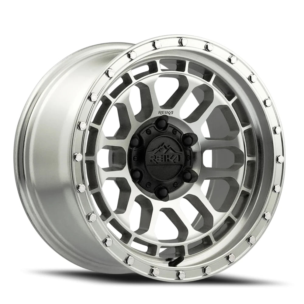 Reika Rambler R35 RW 17x9 -12 6x127mm 78.1mm Machined Raw Aluminum wheel, R35790125036F — product image 1