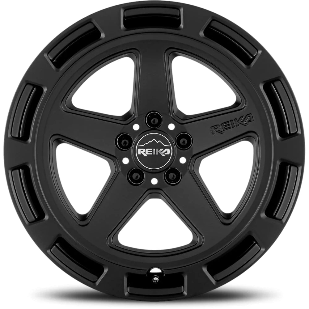 Reika Teton R20 SB 17x8 +30 5x110mm 65.1mm Satin Black wheel, R20780304203F — product image 3