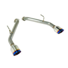 Load image into Gallery viewer, Remark 2014+ Infiniti Q50 Axle Back Exhaust w/Burnt Stainless Double Wall Tip - Black Ops Auto Works