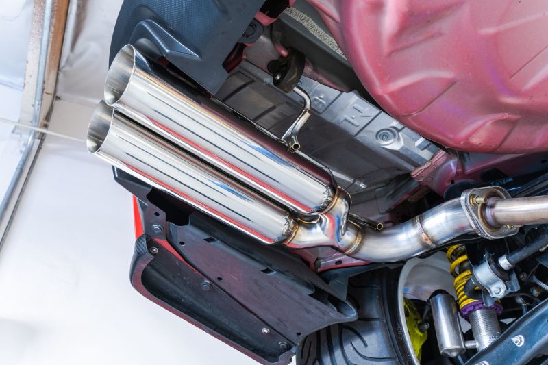 Remark 2015+ Subaru WRX/STI VA Boso Edition Axle Back Exhaust w/ Stainless Steel Single Wall Tip - Black Ops Auto Works