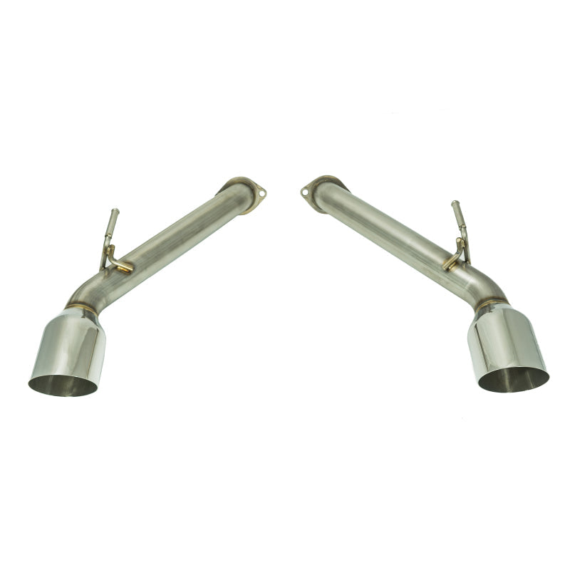 Remark 2017+ Infiniti Q60 Axle Back Exhaust w/Stainless Steel Single Wall Tip - Black Ops Auto Works