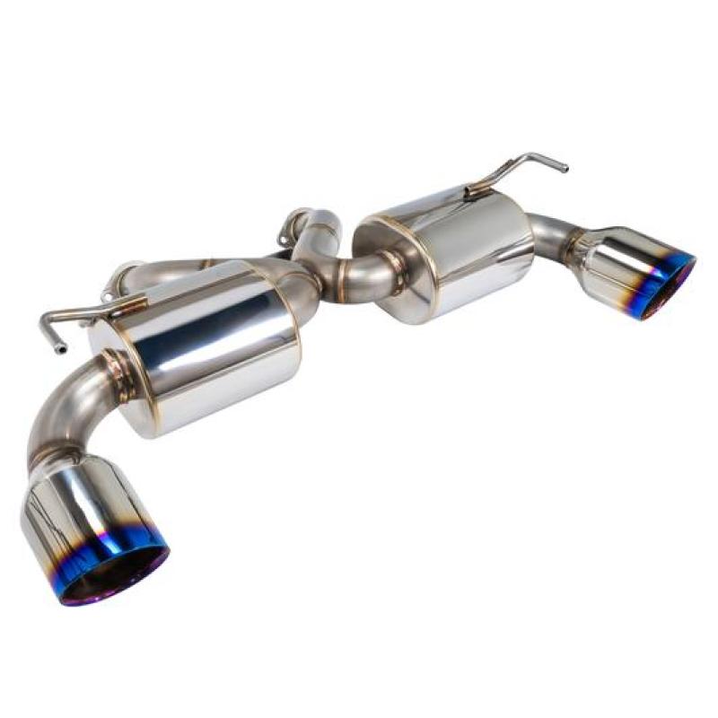 Remark Nissan 370Z (Z34) V2 Axle Back Exhaust w/ Burnt Stainless Steel Double Wall Tip - Black Ops Auto Works