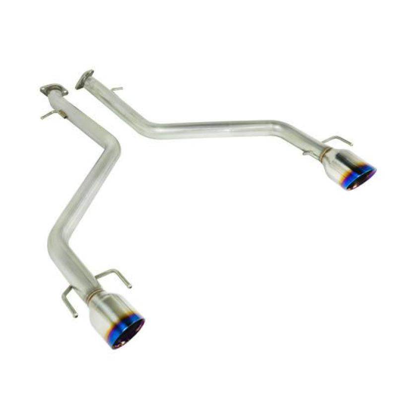 Remark 2021+ Lexus IS350 Axle Back Exhaust w/Burnt Double Wall Tip - Remark RO-TTE4-D