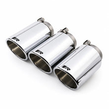 Load image into Gallery viewer, Remus 2018 Honda Civic Type-R FK8 2.0T 102mm Angled Chrome w/Adj Clamp Tail Pipe Set (Triple Tip) - REMUS part 0036 70SR