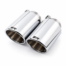 Load image into Gallery viewer, Remus Stainless Steel 102mm Angled Chrome w/Adj Clamp Tail Pipe Set (Pair) - REMUS part 0026 70SR