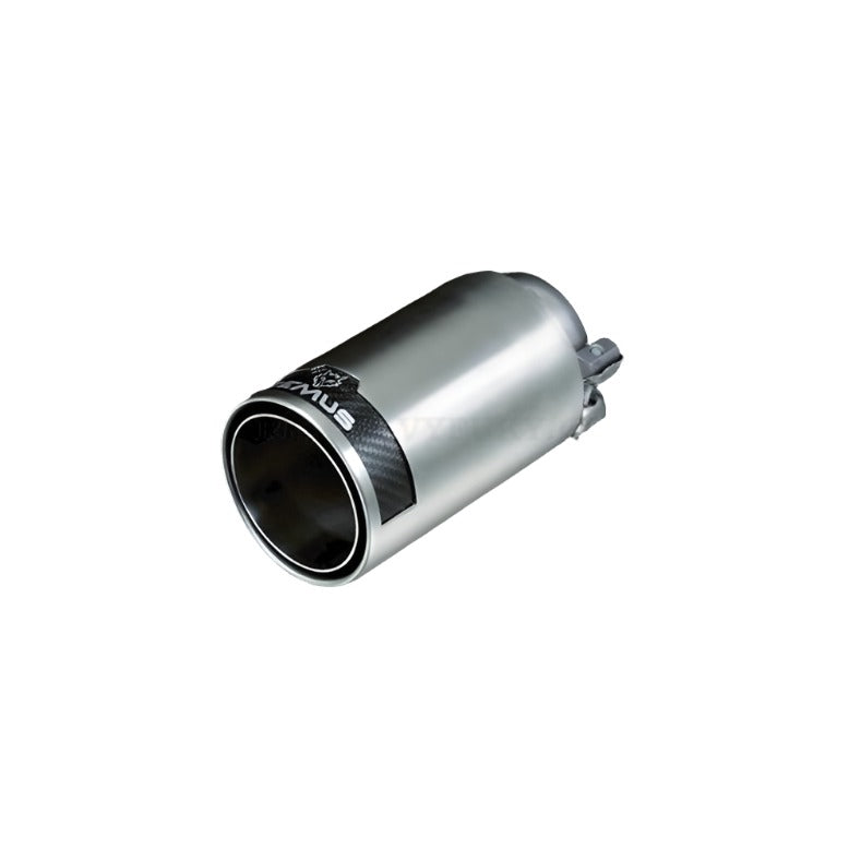Remus Stainless Steel 98mm Straight w/Carbon Insert Tail Pipe (Single) - Black Ops Auto Works