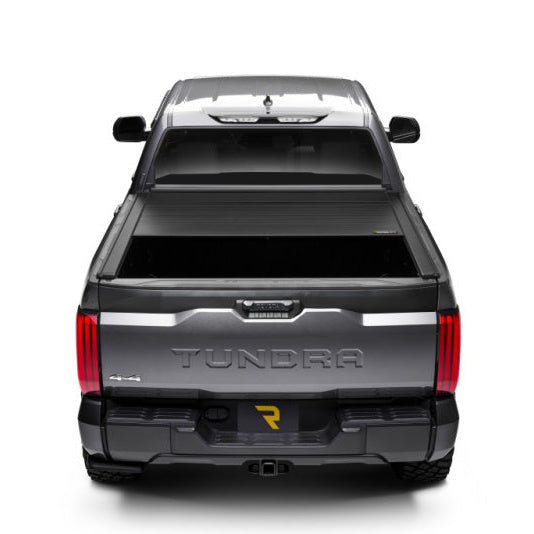 Side view of Retrax EQ on Ram 1500 with RamBox cargo system