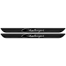 Load image into Gallery viewer, Retro Challenger Script door sill appliqué full view