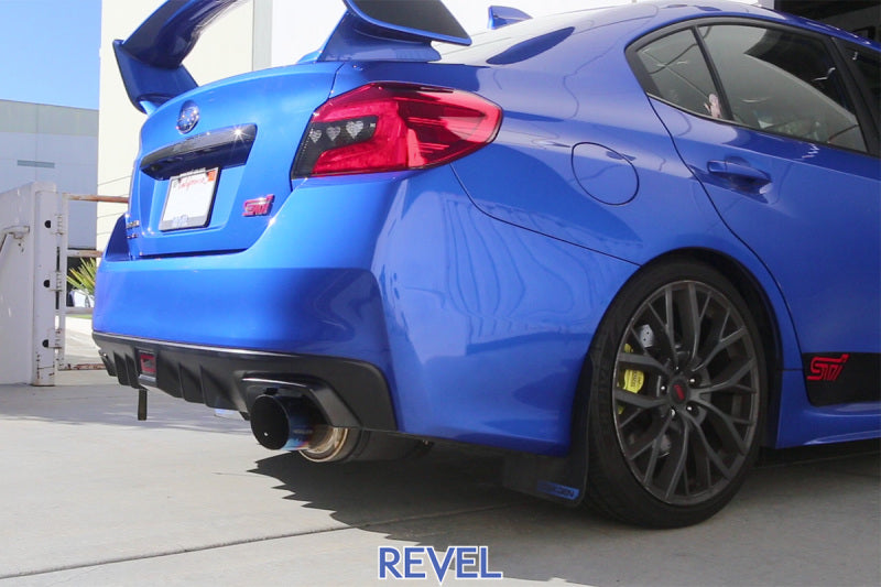 Revel 15-21 WRX/STi 11-14 WRX STi 08-14 WRX Ultra Ti Titanium Single Exit Catback Exhaust - Black Ops Auto Works