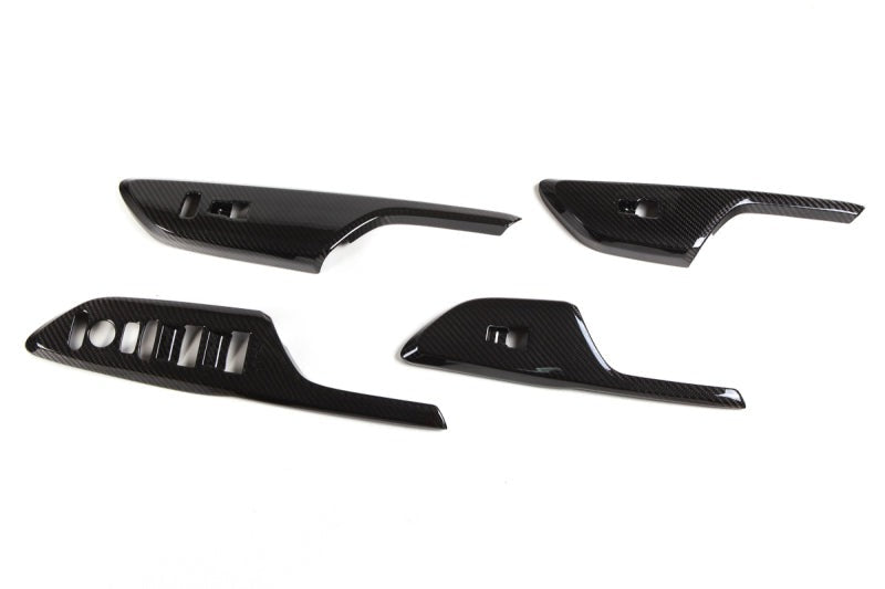 Revel GT Dry Carbon Window Switch Panels (FL/FR/RL/RR) 16-18 Honda Civic - 4 Pieces - Black Ops Auto Works