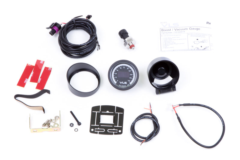 Revel VLS 52mm 0-150PSI Digital OLED Oil Pressure Gauge - Black Ops Auto Works