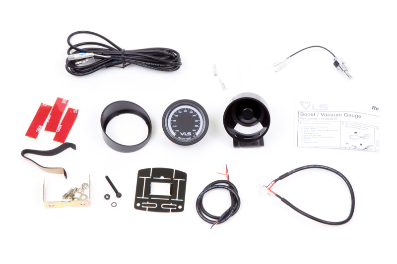 Revel VLS 52mm 100-300 Deg F Digital OLED Water Temperature Gauge - Black Ops Auto Works