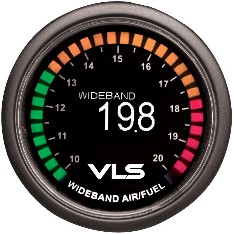 Revel VLS 52mm 10.0:1-20.0:1 AFR Digital OLED Wideband Air/Fuel Ratio Gauge - Black Ops Auto Works