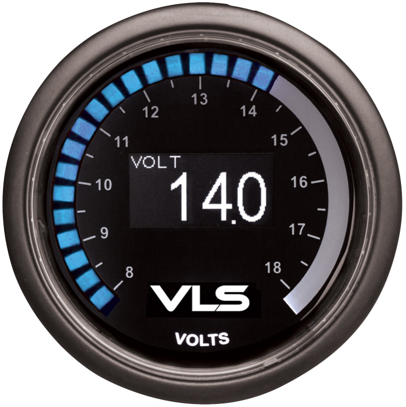 Revel VLS 52mm Voltage Gauge - Black Ops Auto Works