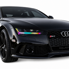 Load image into Gallery viewer, Audi A7 RS7 Flow Series DRL boards with Bluetooth app control RF remote and 120 plus lighting effects