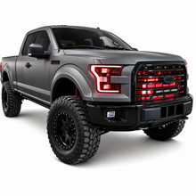 Load image into Gallery viewer, Ford F-150 multicolor Flow DRL boards with Bluetooth app control and handheld remote