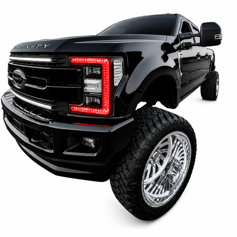Ford Super Duty RGBW and Flow Series DRL board kit with Bluetooth app control