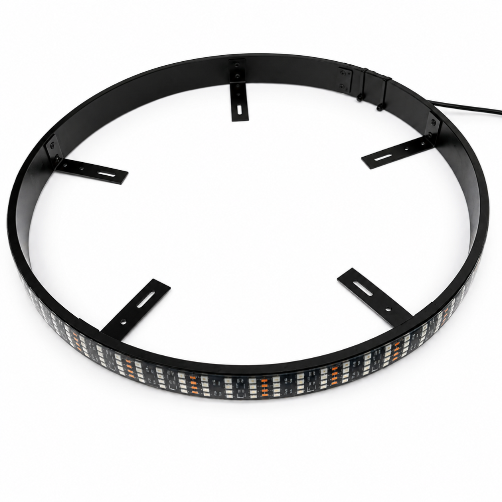 RGB Halo Kits Quad 4 Row LED Wheel Ring Kit for cars trucks SUVs and Jeeps