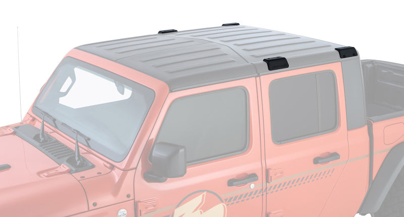 Rhino-Rack 20-21 Jeep Gladiator JT 4 Door 2 Base Backbone Mounting System - Black Ops Auto Works