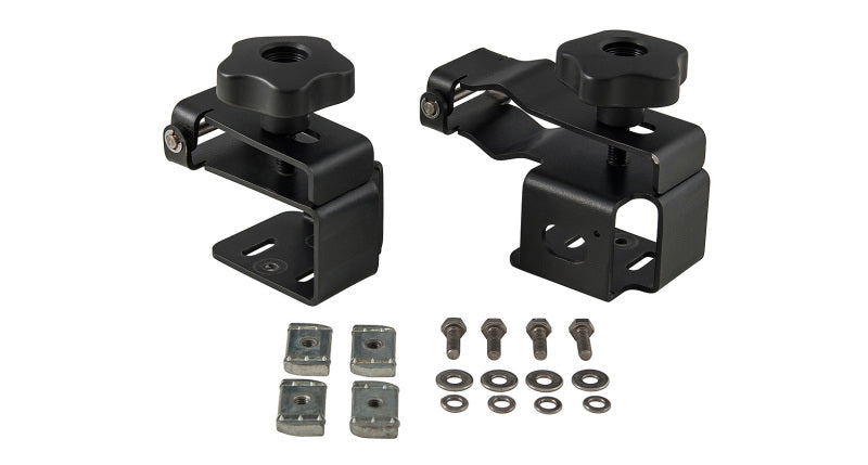 Rhino-Rack Pioneer High Lifting Jack Holder Bracket Set (Top Mount) - Black Ops Auto Works