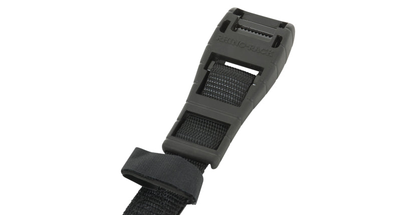 Rhino-Rack Rapid Tie Down Straps w/Buckle Protector - 3.5m/11.5ft - Pair - Black - Black Ops Auto Works