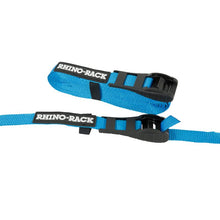 Load image into Gallery viewer, Rhino-Rack Rapid Tie Down Straps w/Buckle Protector - 4.5m/15ft - Pair - Red Rhino-Rack RHRRTD45P