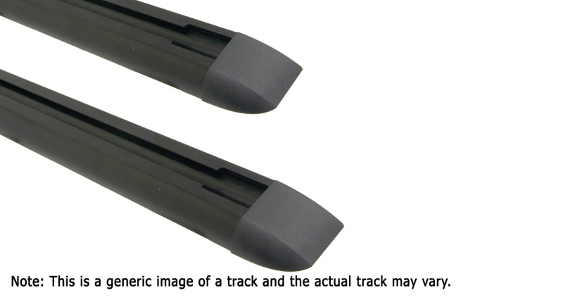 Rhino-Rack RTC Tracks w/Hardware & End Caps - 55in - Pair - Black Ops Auto Works