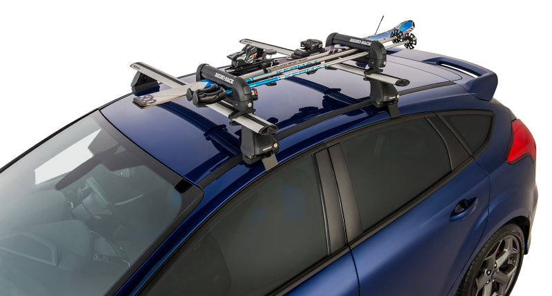 Rhino-Rack Universal Ski Carrier - Fits 2 Pairs of Skis - Black - Black Ops Auto Works