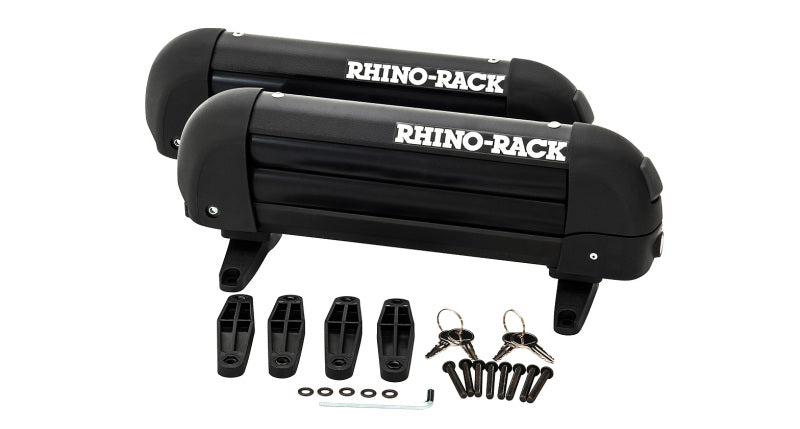 Rhino-Rack Universal Ski Carrier - Fits 2 Pairs of Skis - Black - Black Ops Auto Works