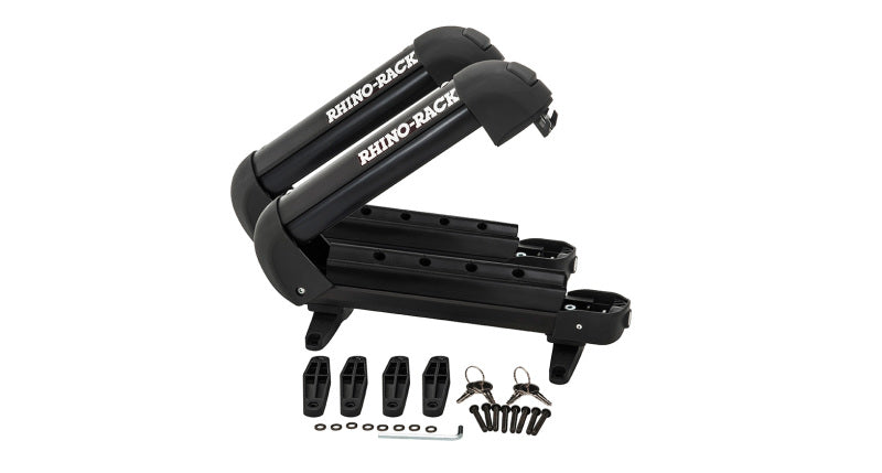 Rhino-Rack Universal Ski Carrier - Fits 2 Pairs of Skis - Black - Black Ops Auto Works