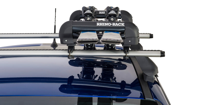Rhino-Rack Universal Ski Carrier - Fits 2 Pairs of Skis - Black - Black Ops Auto Works