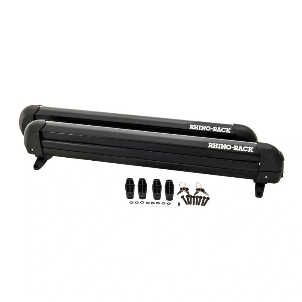 Rhino-Rack Universal Ski/Snowboard Carrier - Fits 6 Pairs of Skis or 4 Snowboards - Black - Rhino-Rack RHR576