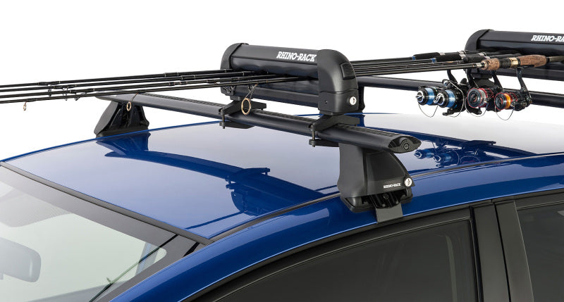 Rhino-Rack Universal Ski/Snowboard Carrier - Fits 3 Pairs of Skis or 2 Snowboards - Black - Black Ops Auto Works