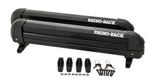 Load image into Gallery viewer, Rhino-Rack Universal Ski/Snowboard Carrier - Fits 4 Pairs of Skis or 2 Snowboards - Black - Black Ops Auto Works
