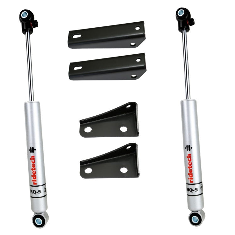 Ridetech RQ-S rear shock kit for 1963-1972 Chevy C10 with 4in drop