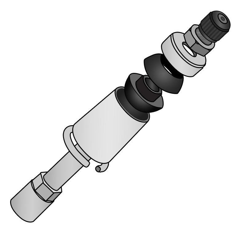 Ridetech 90002048 2" tall stud mount shock end treatment (sold individually)