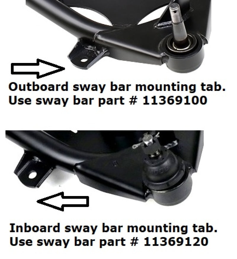 Ridetech 63-87 Chevy C10 2WD Front MuscleBar Sway Bar use with Stock Lower Arms - Black Ops Auto Works