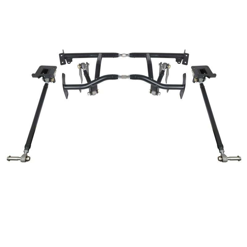 Ridetech 70-81 GM F-Body Bolt-On 4-Link with Double Adj. Bars, R-Joints, Cradle, and Other Hardware - Black Ops Auto Works