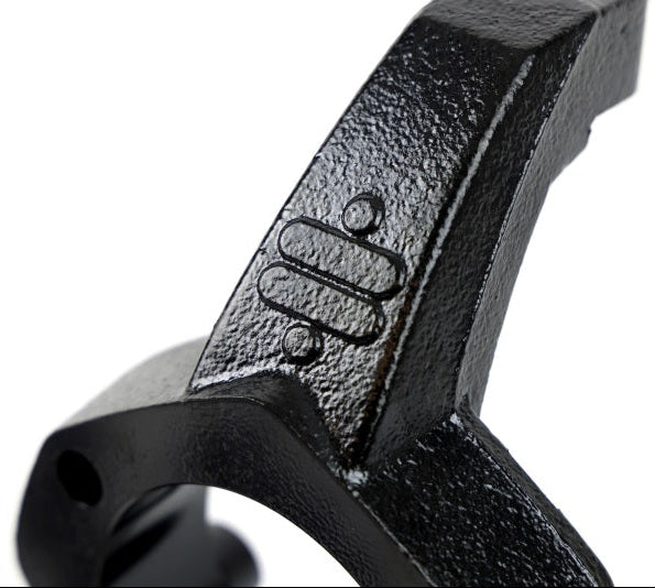 Black E-Coat finish and geometry detail