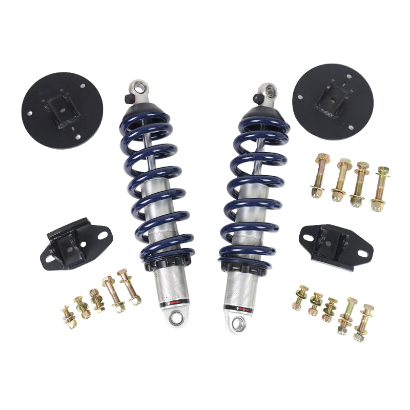 Ridetech bolt-in rear flip kit and C-notch for maximum drop
