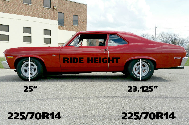 Ridetech 1967-1969 Camaro and 1968-1974 Nova Composite Leaf Spring Kit, 2″ Drop - Ridetech 11164800