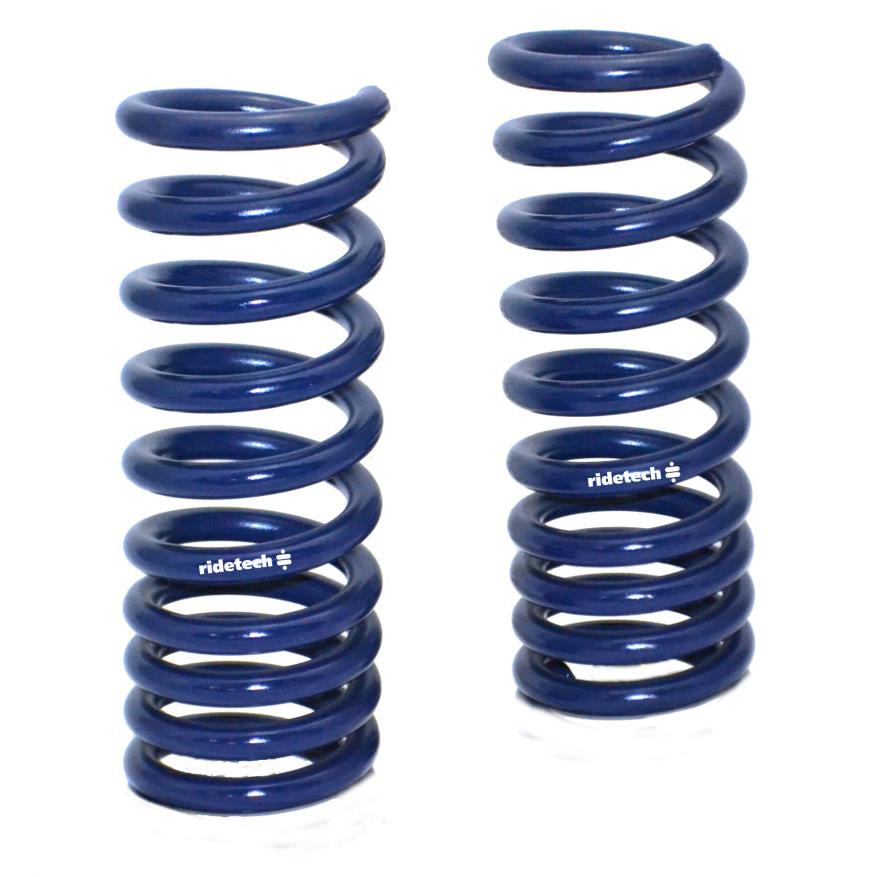 Ridetech 1967-1970 Mustang Front Dual-Rate Coil Springs, 2″ Drop - Ridetech 12102350
