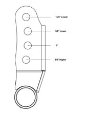 Load image into Gallery viewer, Ridetech 2015+ Ford F-150 2WD/4WD Adjustable Rear Shackles - Ridetech 12299514