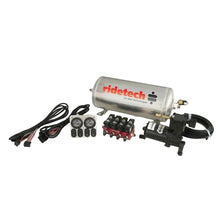 Load image into Gallery viewer, Ridetech 3 Gallon Single Compressor-1/4″ Valves Analog Air Ride Suspension Control System - Ridetech 30154000