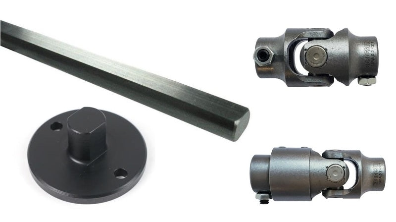 U-joints and DD shaft detail