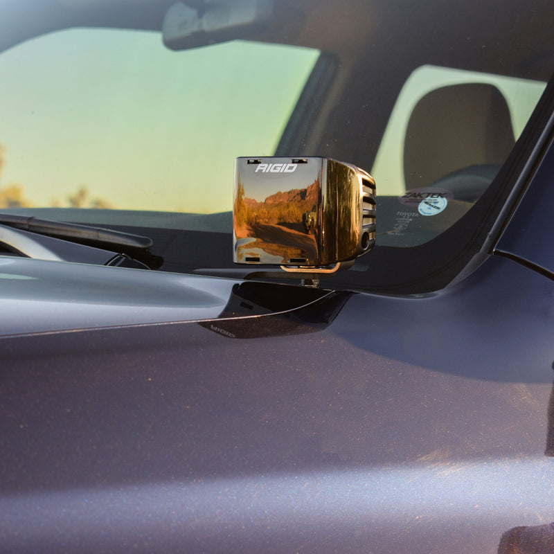 Rigid Industries 10-20 Toyota 4Runner A-Pillar Light Kit (Includes D-SS Flood) - Black Ops Auto Works