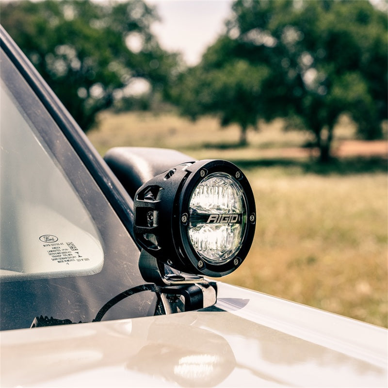 Rigid Industries 2021 Bronco Sport A-Pillar Light Mount Kit (Fits 360-Series, D-Series) - Black Ops Auto Works